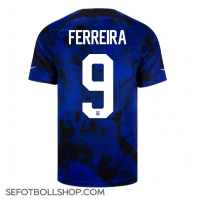 Billiga Förenta staterna Jesus Ferreira #9 Borta fotbollskläder VM 2022 Kortärmad